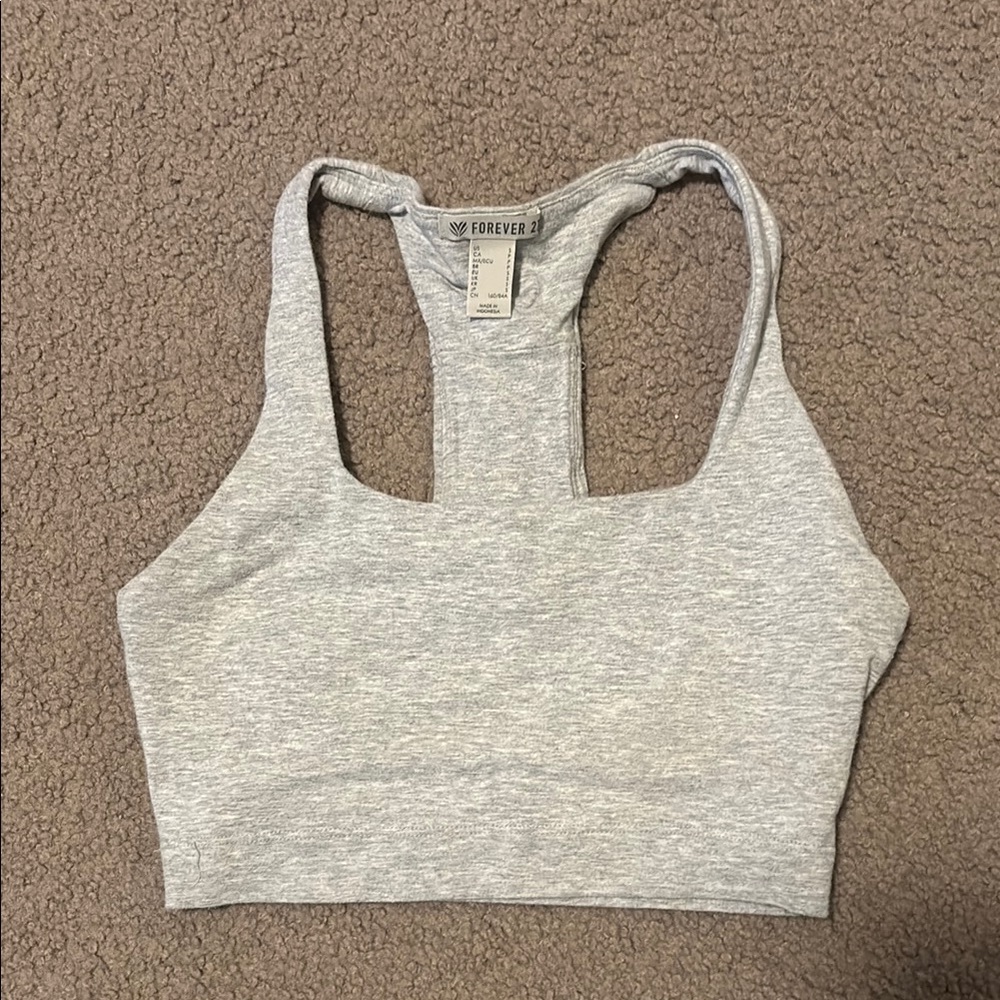 F21 Cotton Workout Top/Sport Bra